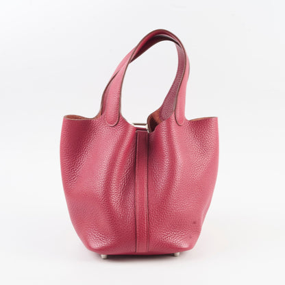 Hermes Picotin Mini 18 Rubis Dark Red - photo 2