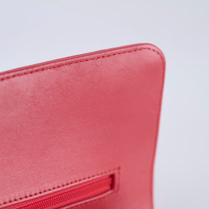 Chanel Medium Chevron Classic Flap Pink Calfskin - photo 11