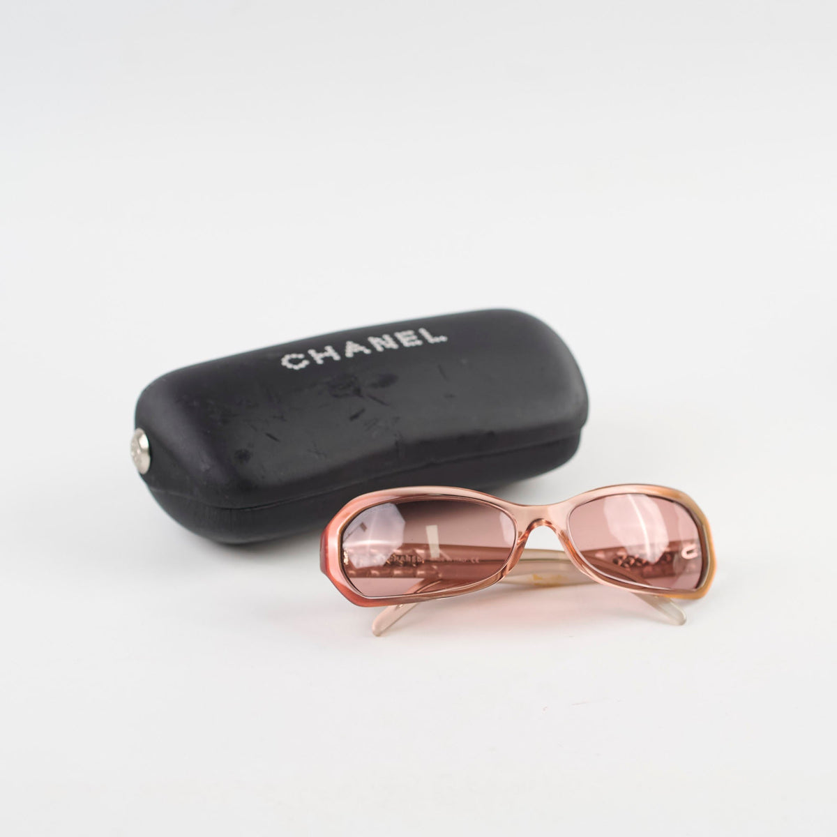 Chanel CC Crystal Logo Sunglasses Brown - photo 1