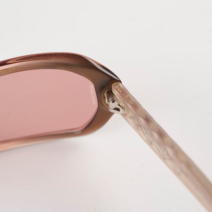 Chanel CC Crystal Logo Sunglasses Brown - photo 9