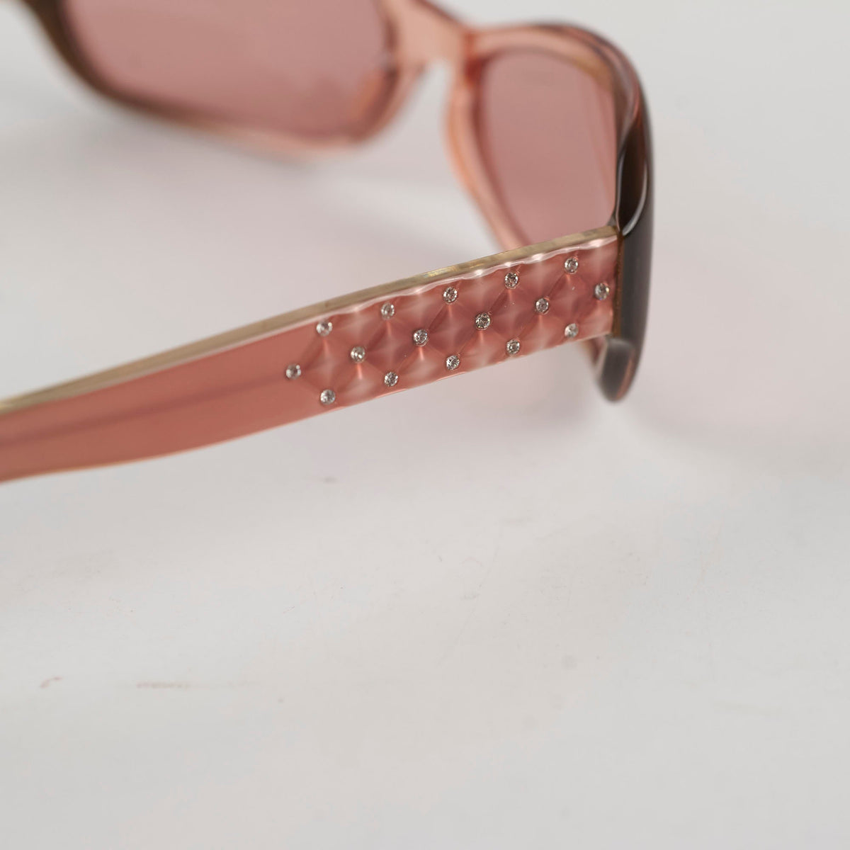 Chanel CC Crystal Logo Sunglasses Brown - photo 8