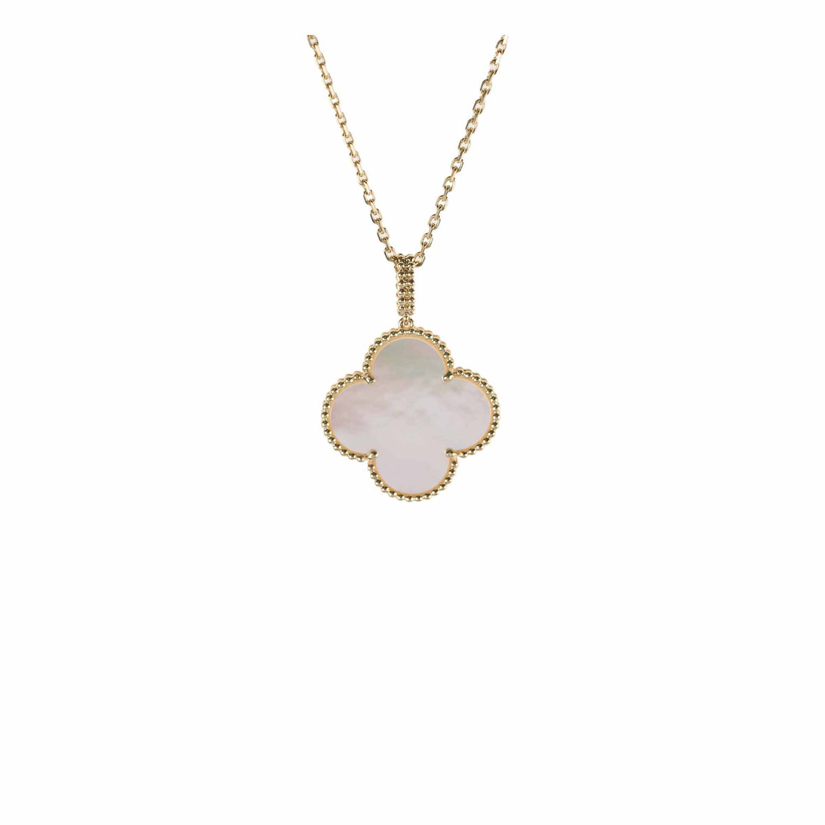 Van Cleef & Arpels Magic Alhambra Pendent Mother of Pearl MOP Necklace - photo 1