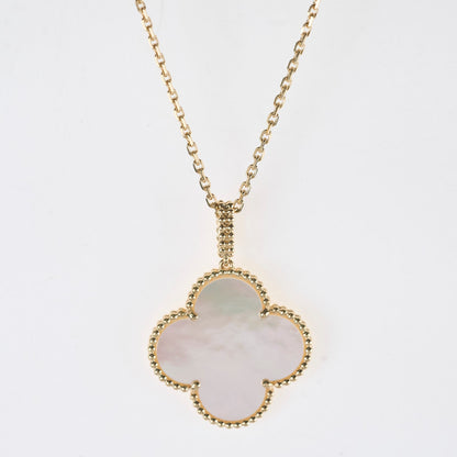 Van Cleef & Arpels Magic Alhambra Pendent Mother of Pearl MOP Necklace - photo 3