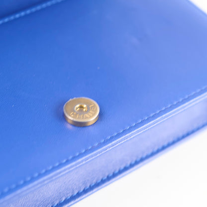 Chanel Boy Wallet on Chain Blue Lambksin - photo 10