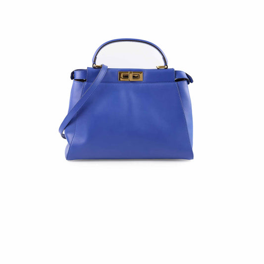 Fendi Medium Peekaboo Blue - photo 1
