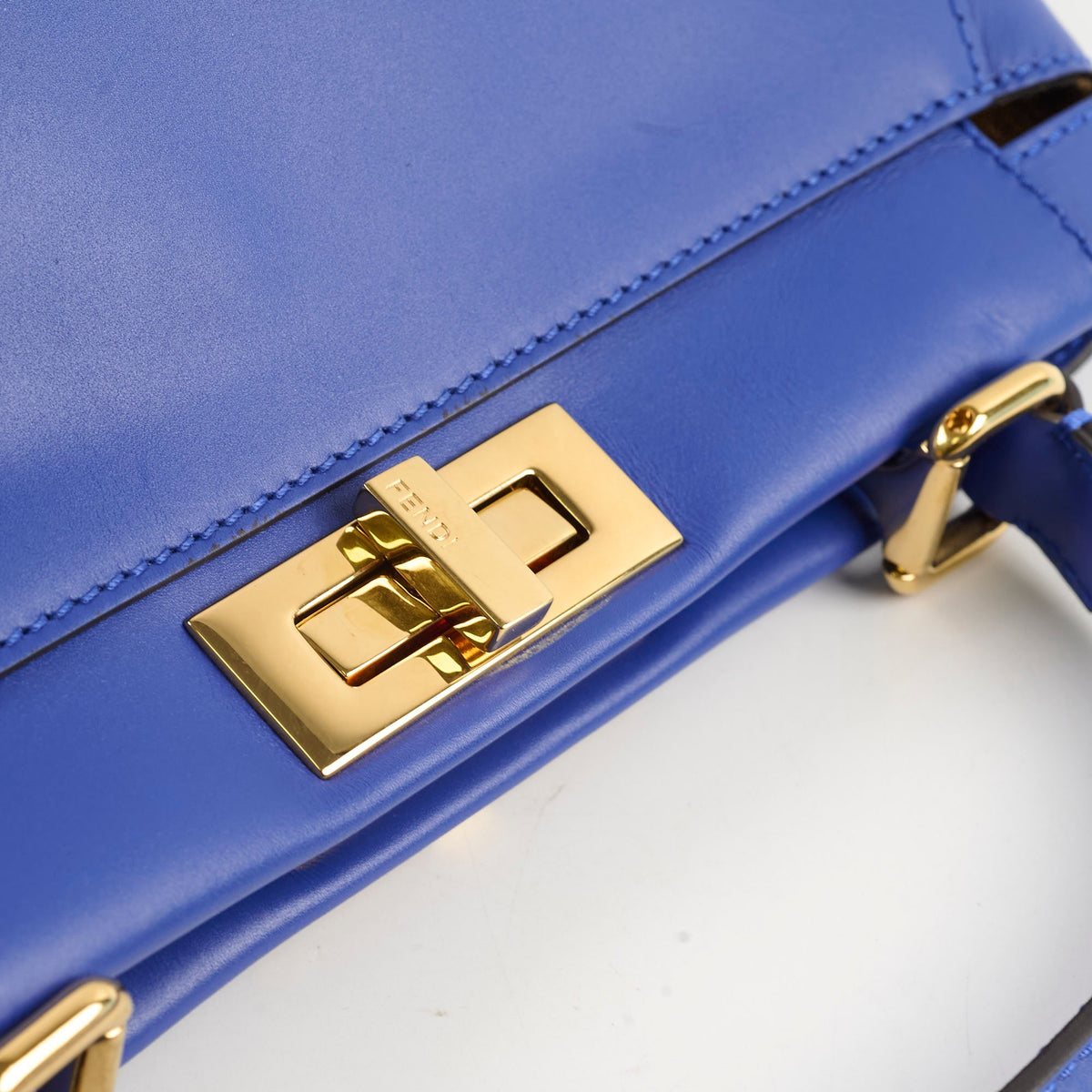 Fendi Medium Peekaboo Blue - photo 7
