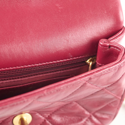 Chanel Seasonal Flap Burgundy Microchipped - photo 5