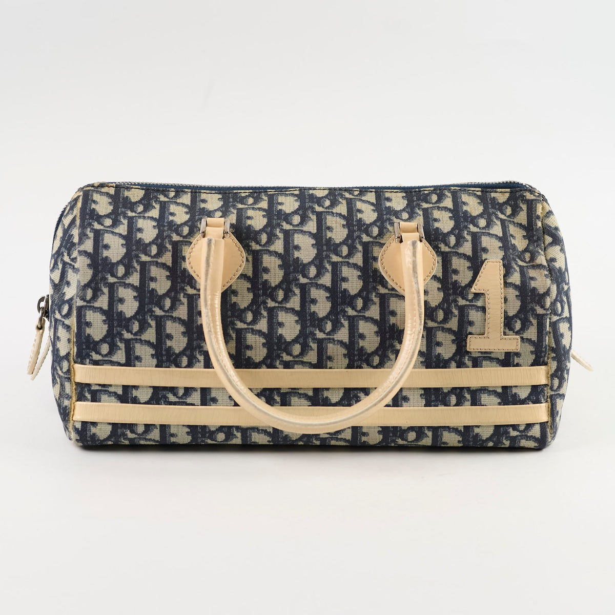Christian Dior Canvas Trotter Bag Blue - photo 2