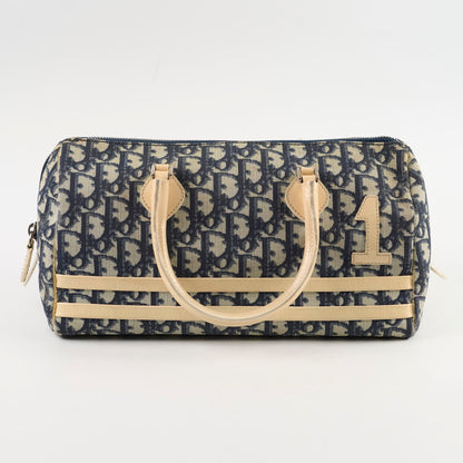 Christian Dior Canvas Trotter Bag Blue - photo 2