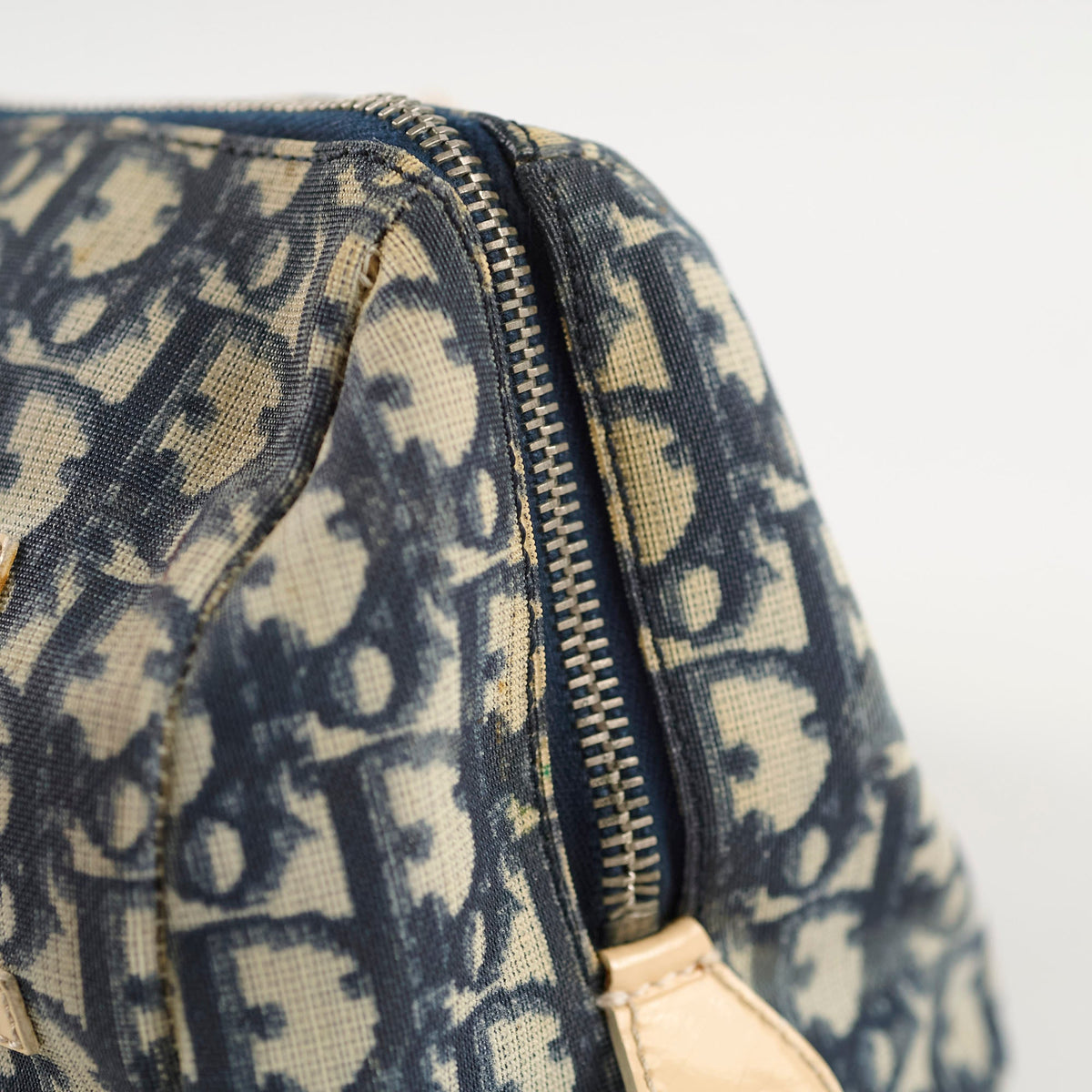 Christian Dior Canvas Trotter Bag Blue - photo 12