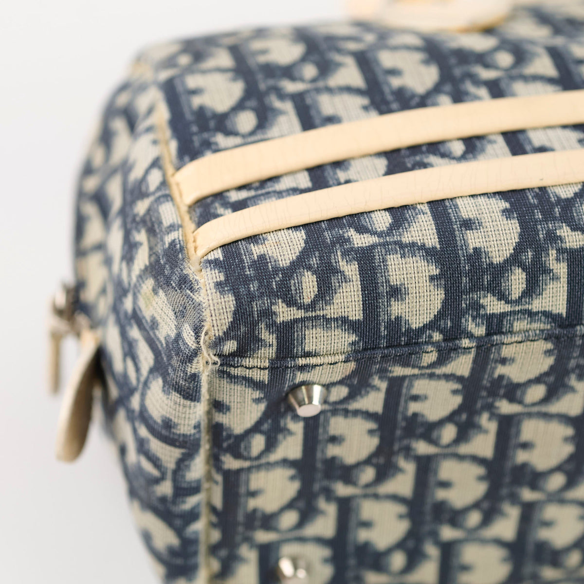 Christian Dior Canvas Trotter Bag Blue - photo 16