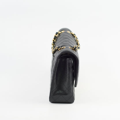 Chanel Medium/Large Caviar 24k Double Classic Flap Black - photo 3