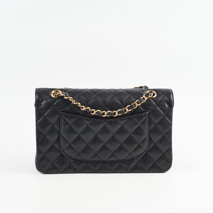 Chanel Medium/Large Caviar 24k Double Classic Flap Black - photo 2