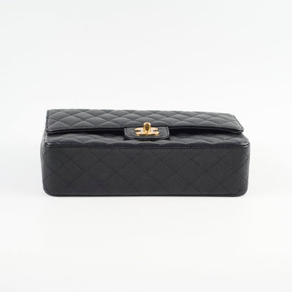 Chanel Medium/Large Caviar 24k Double Classic Flap Black - photo 4