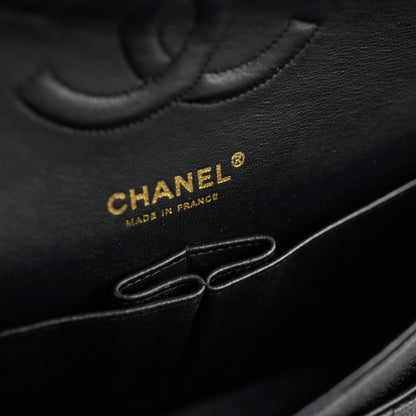 Chanel Medium/Large Caviar 24k Double Classic Flap Black - photo 7