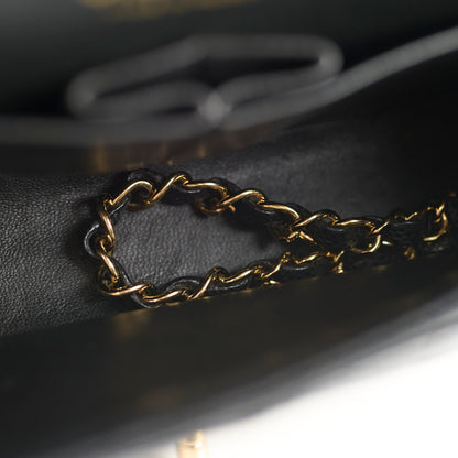 Chanel Medium/Large Caviar 24k Double Classic Flap Black - photo 6