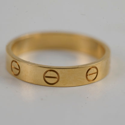 Cartier Love Ring Small Model Yellow Gold Size 55 - photo 4