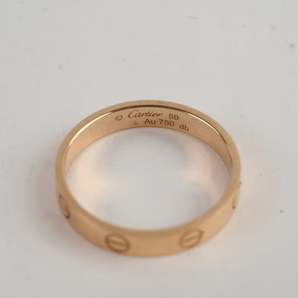 Cartier Love Ring Small Model Pink Gold Size 59 - photo 5