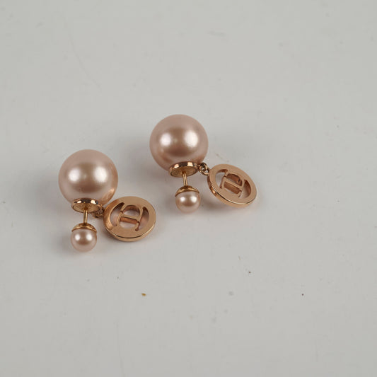 Christian Dior Pearl Tribal Earrings Costume Jewellery - photo 2