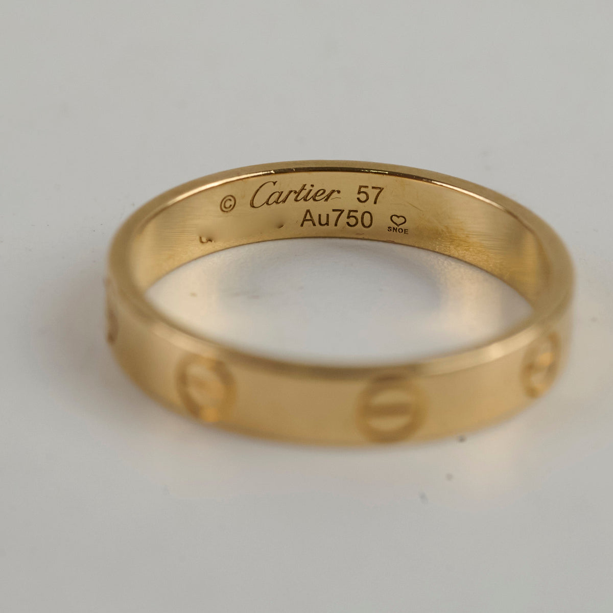 Cartier Love Ring Yellow Gold Size 57 - photo 3
