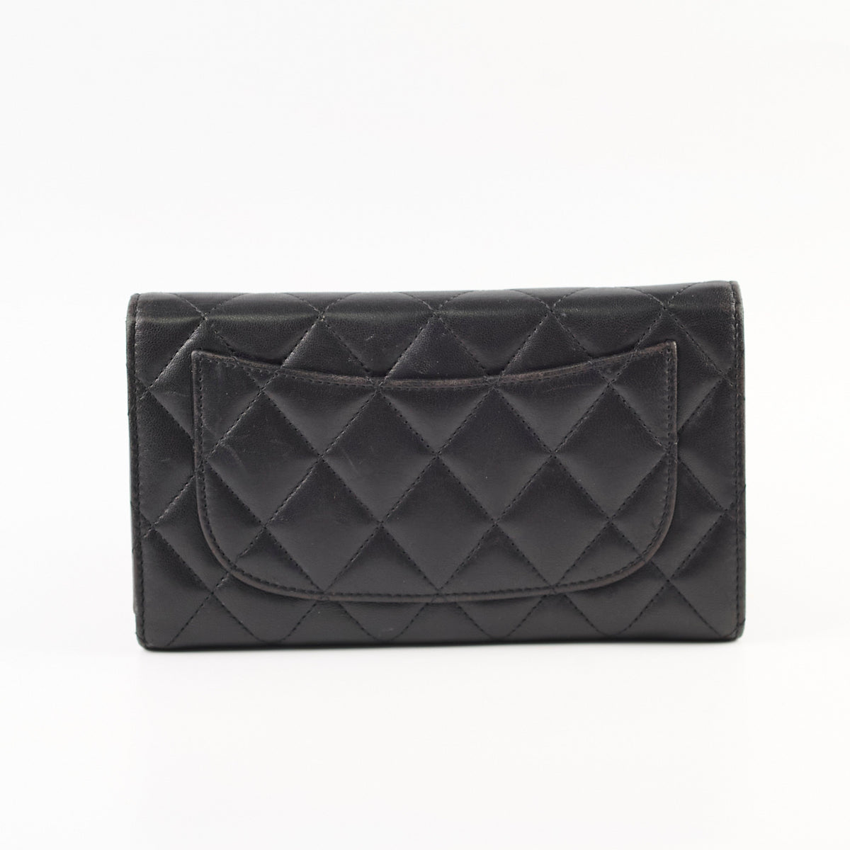 Chanel Lambskin Long Wallet Black - photo 2