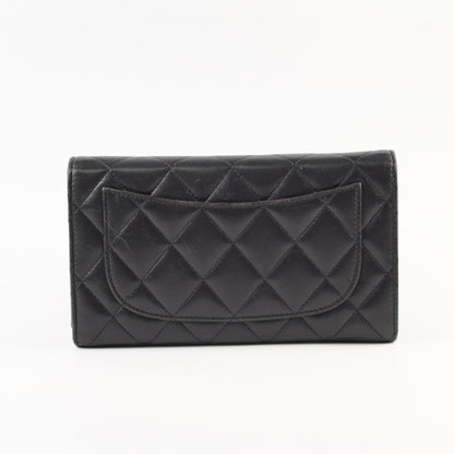 Chanel Lambskin Long Wallet Black - photo 2
