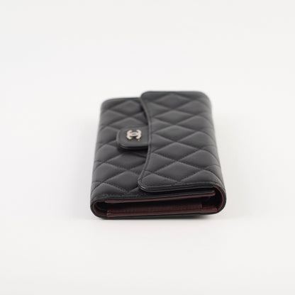 Chanel Lambskin Long Wallet Black - photo 3