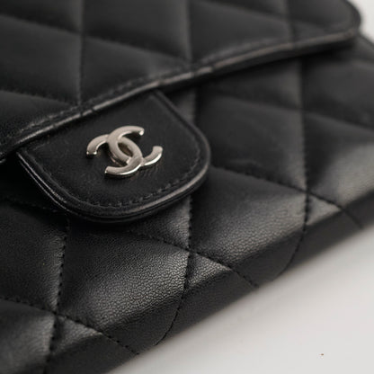 Chanel Lambskin Long Wallet Black - photo 15