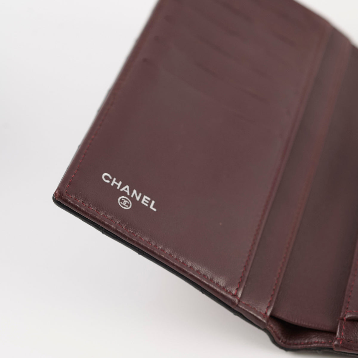 Chanel Lambskin Long Wallet Black - photo 8