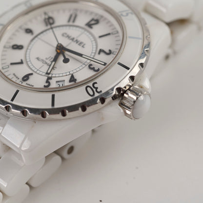 Chanel J12 ceramic 33mm automatic watch white - photo 9