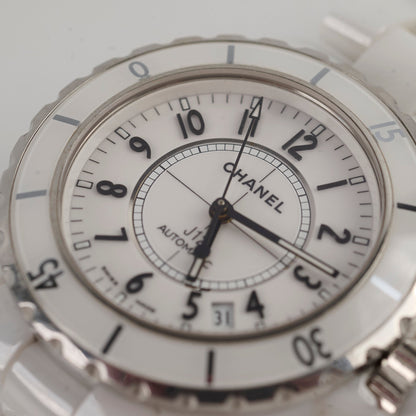 Chanel J12 ceramic 33mm automatic watch white - photo 7