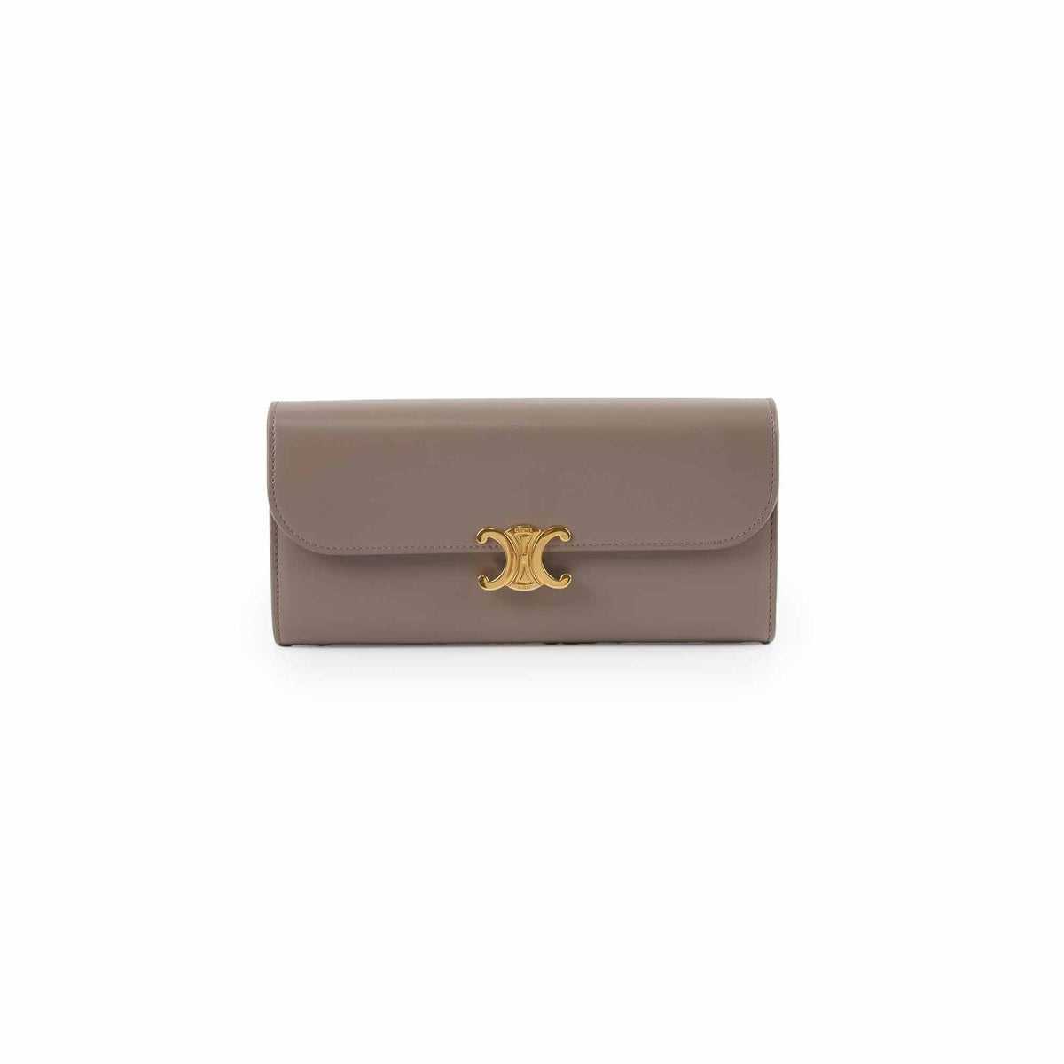 Celine Triompe Wallet Shiny Calfskin Pebble - photo 1