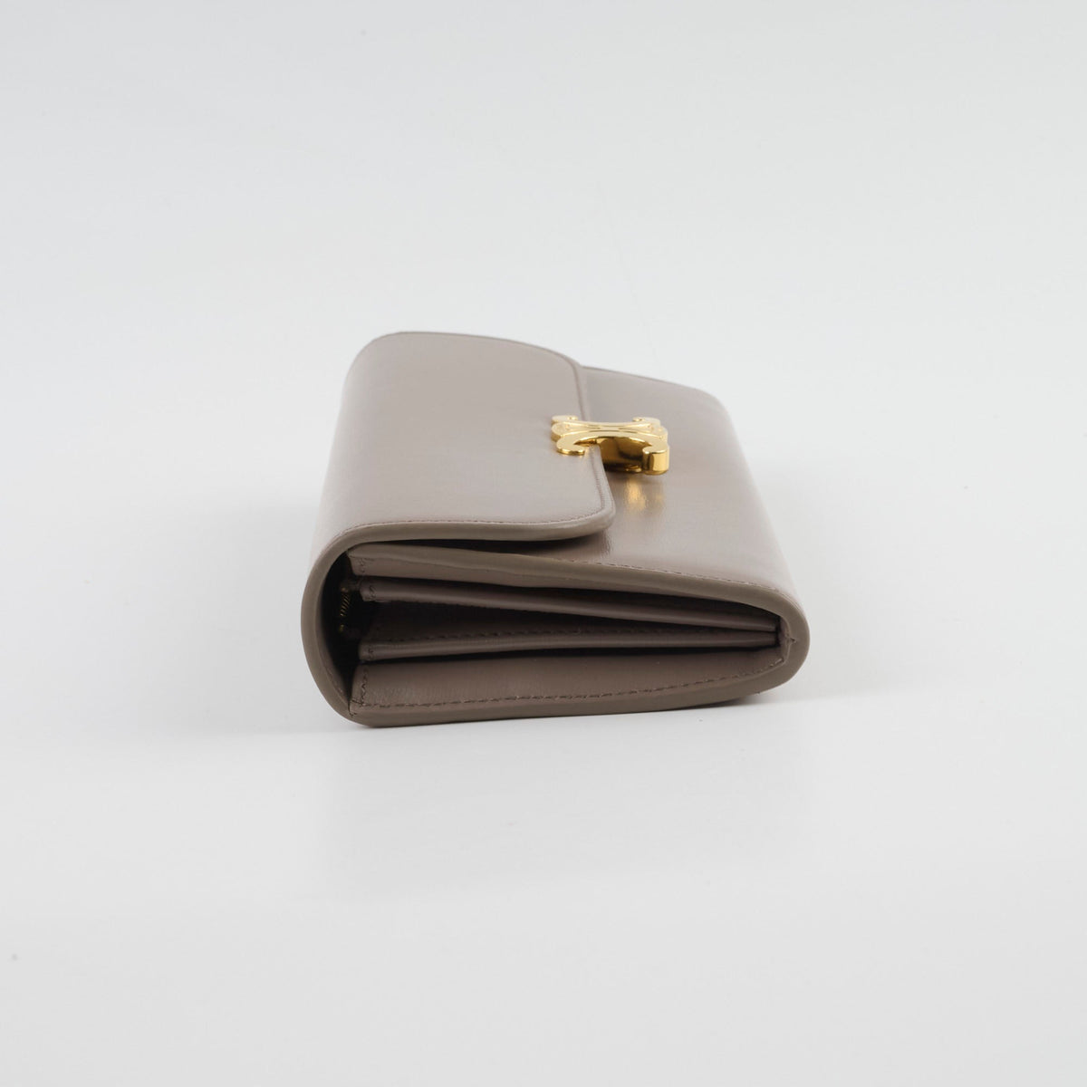 Celine Triompe Wallet Shiny Calfskin Pebble - photo 3