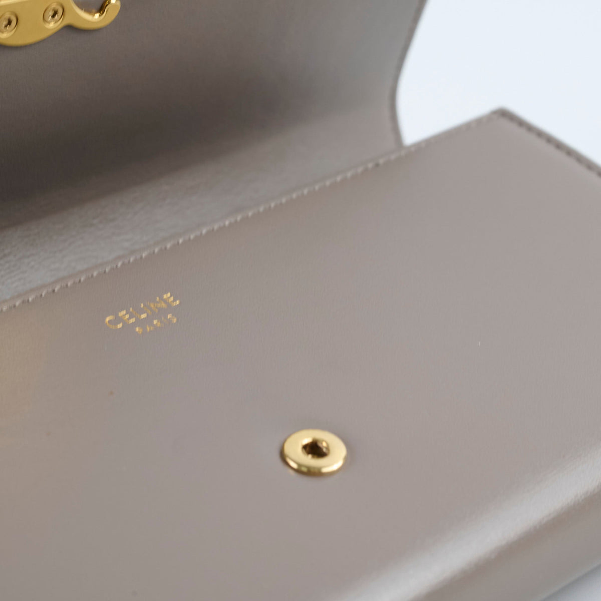Celine Triompe Wallet Shiny Calfskin Pebble - photo 8