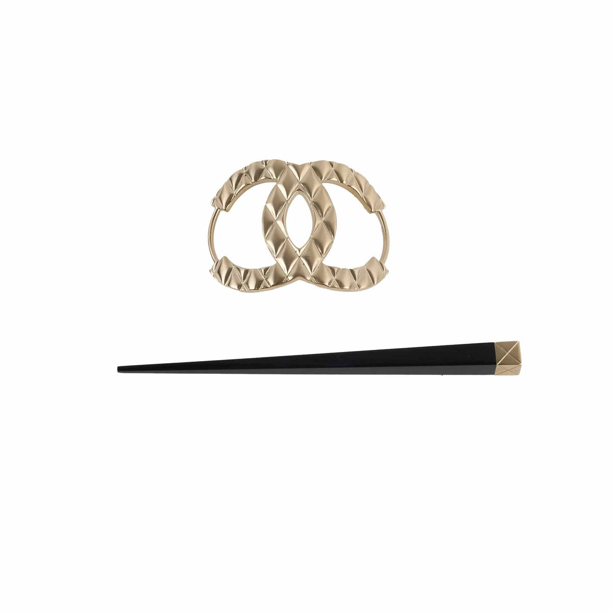 Chanel CC Hairpin Gold - photo 1