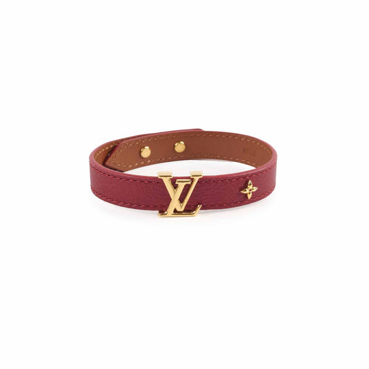 Louis Vuitton Red Leather Bracelet - photo 1
