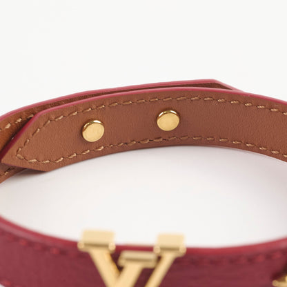 Louis Vuitton Red Leather Bracelet - photo 6