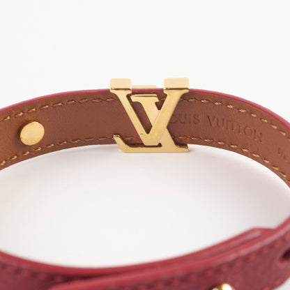 Louis Vuitton Red Leather Bracelet - photo 4