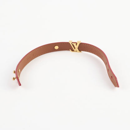 Louis Vuitton Red Leather Bracelet - photo 2