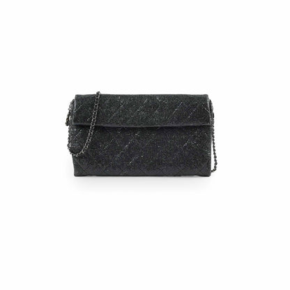 Chanel Glitter Crossbody Bag Black - photo 1