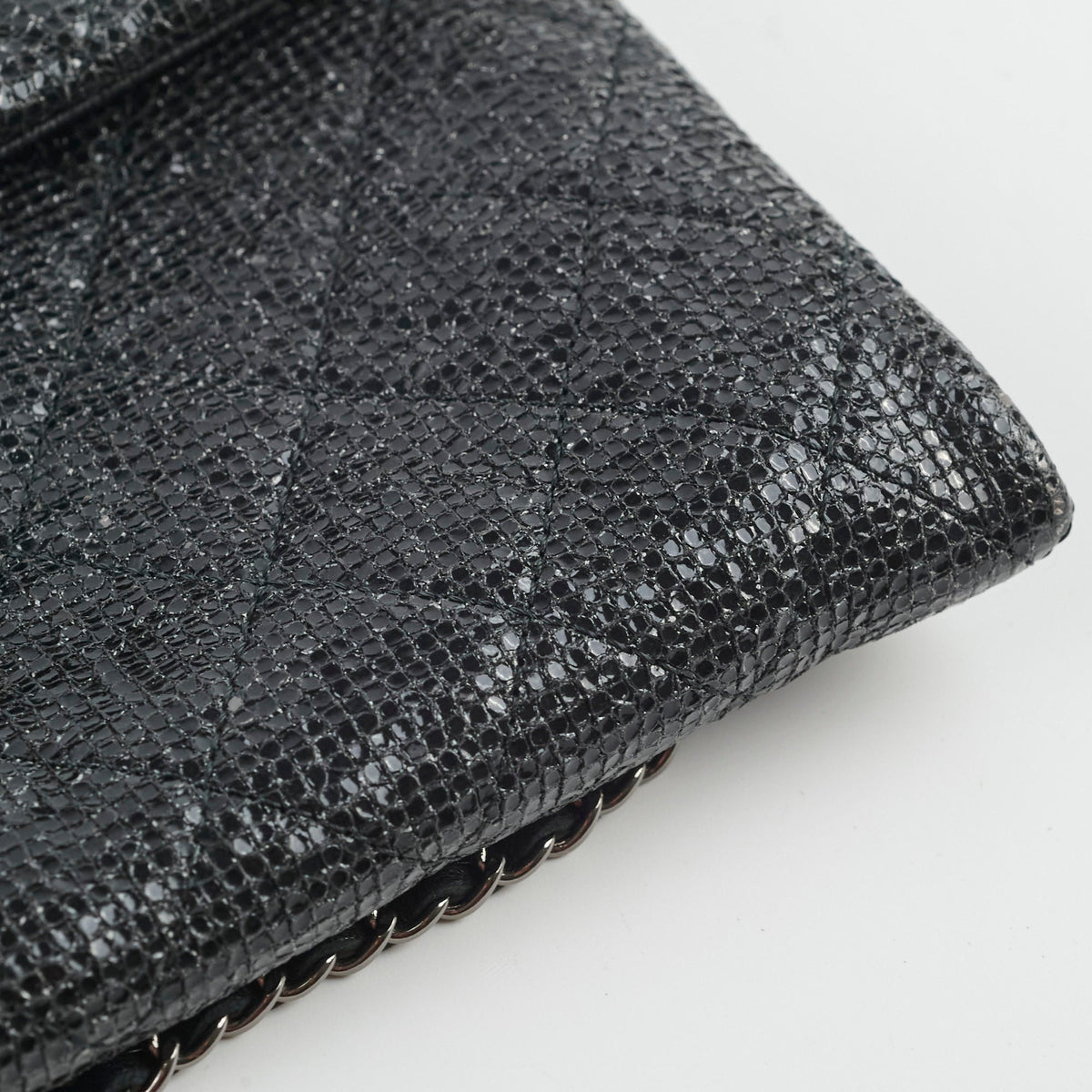 Chanel Glitter Crossbody Bag Black - photo 9