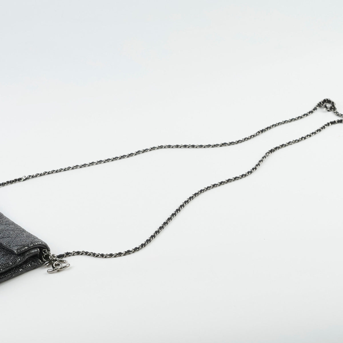 Chanel Glitter Crossbody Bag Black - photo 3