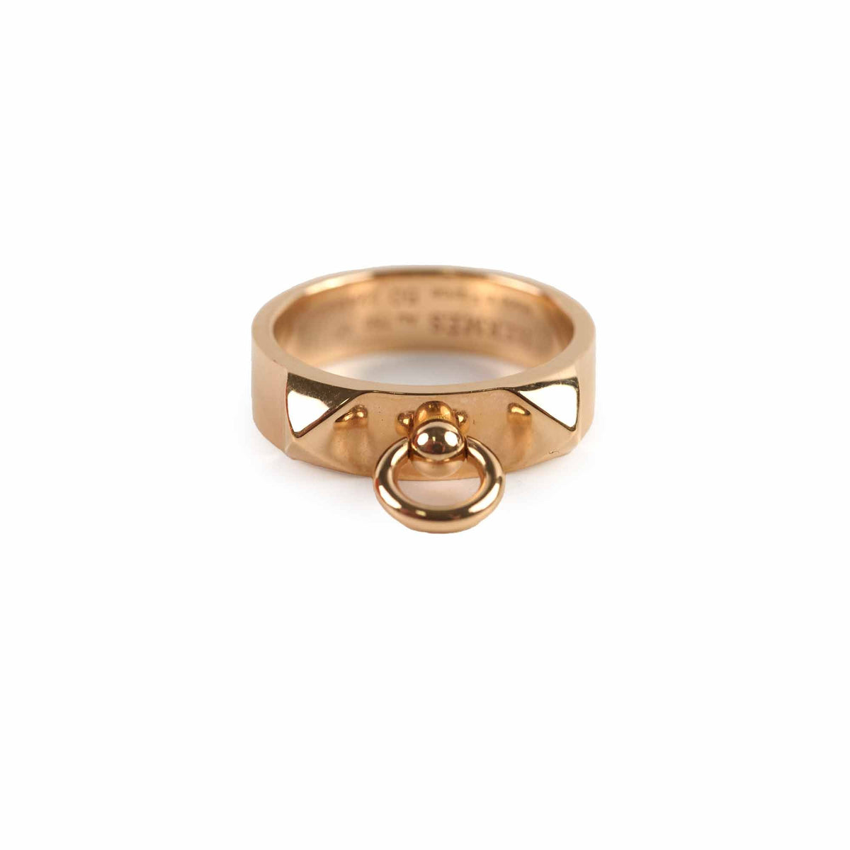 Hermes CDC Ring 18k Rose Gold Size 50 - photo 1