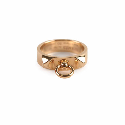 Hermes CDC Ring 18k Rose Gold Size 50 - photo 1