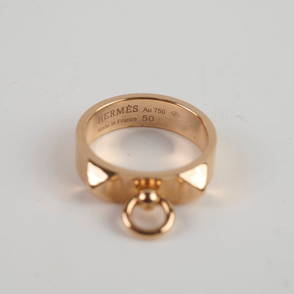 Hermes CDC Ring 18k Rose Gold Size 50 - photo 6
