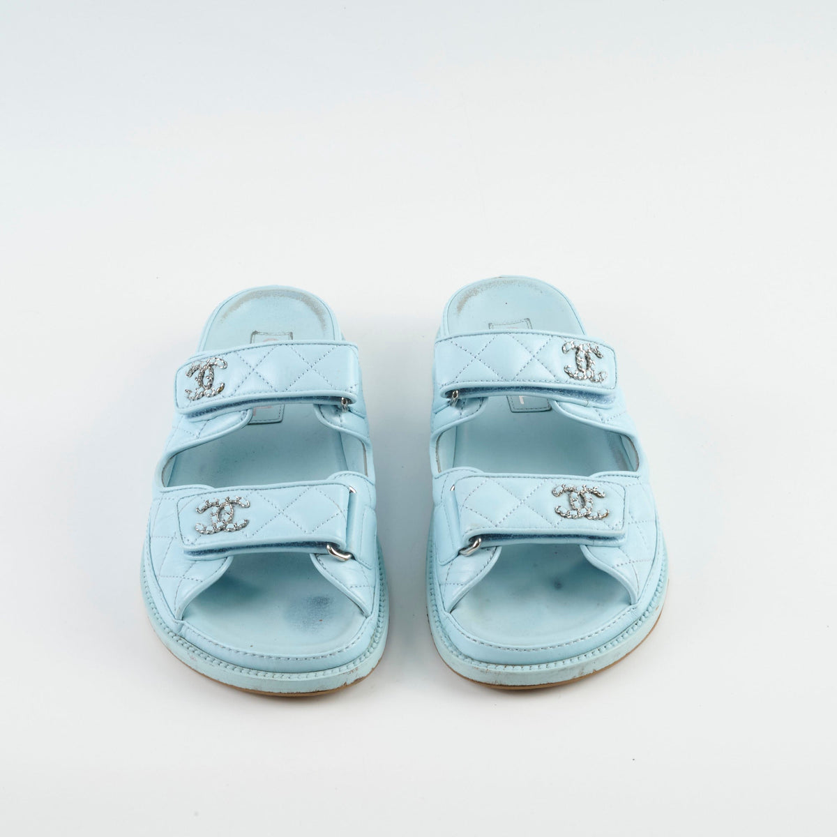 Chanel Blue Sandals Size 36 - photo 2