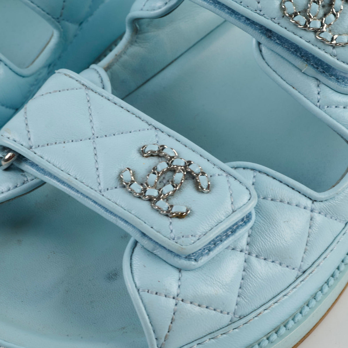 Chanel Blue Sandals Size 36 - photo 14