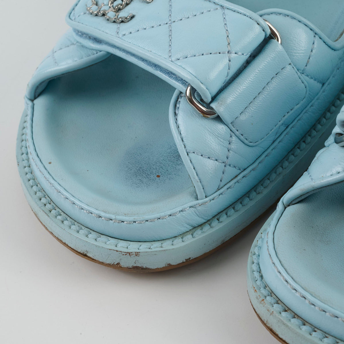 Chanel Blue Sandals Size 36 - photo 11