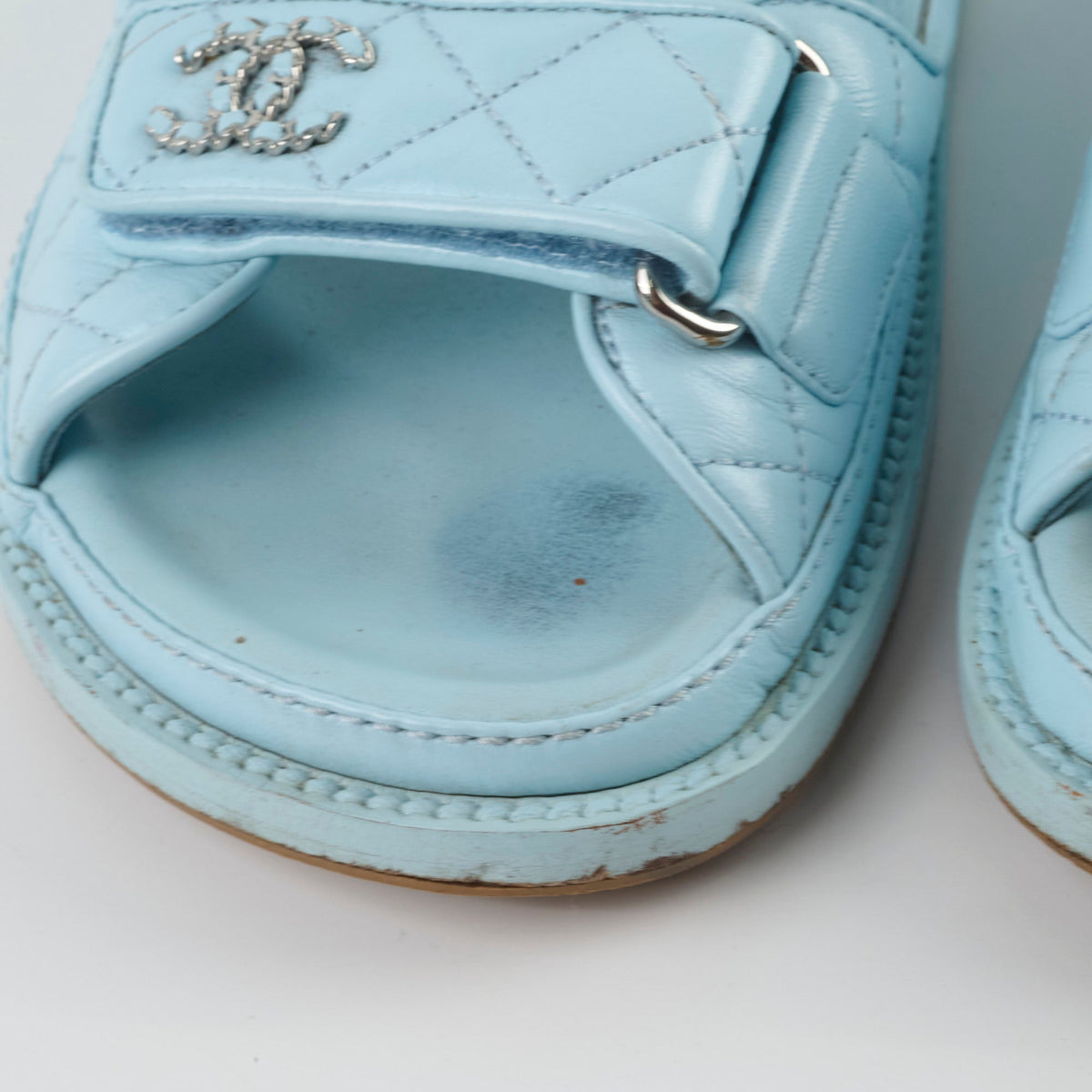 Chanel Blue Sandals Size 36 - photo 10