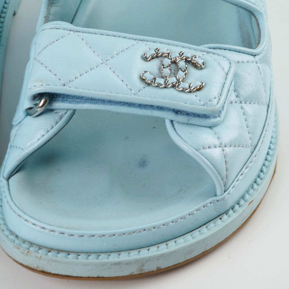 Chanel Blue Sandals Size 36 - photo 9